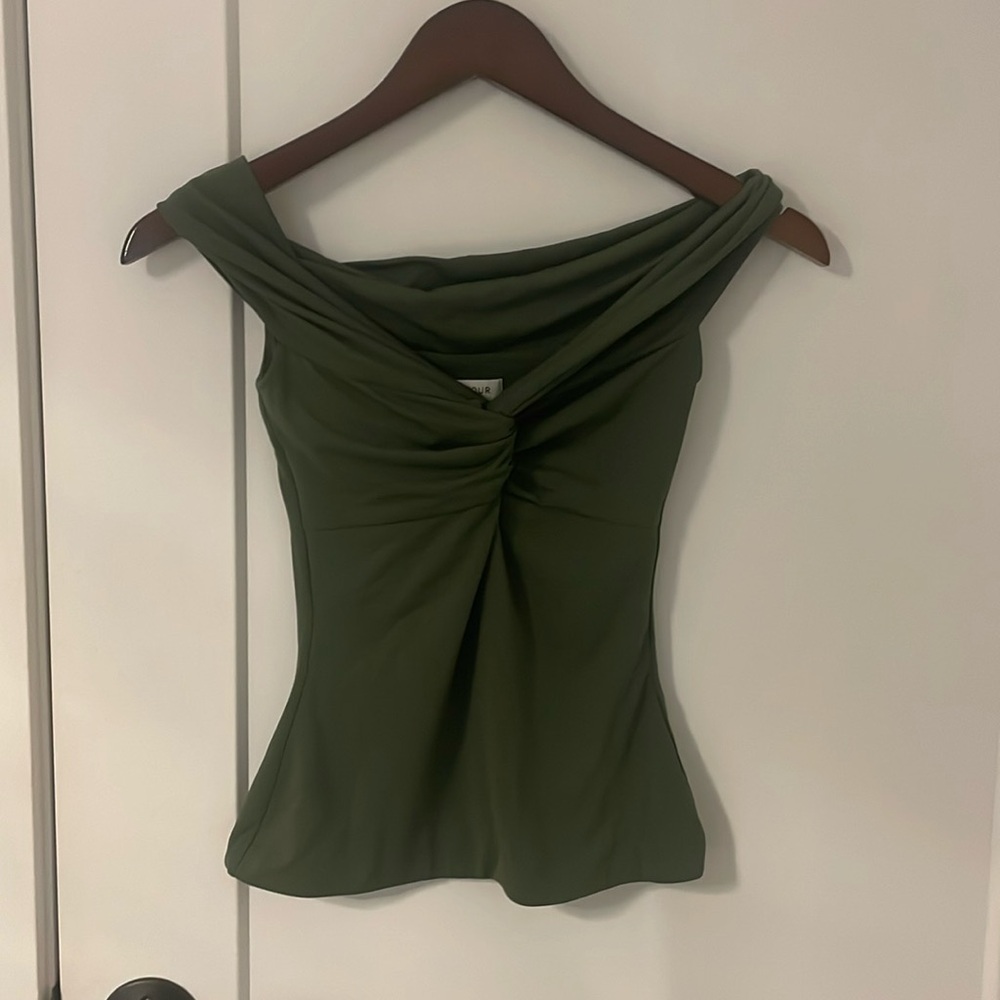 Contour off the shoulder top